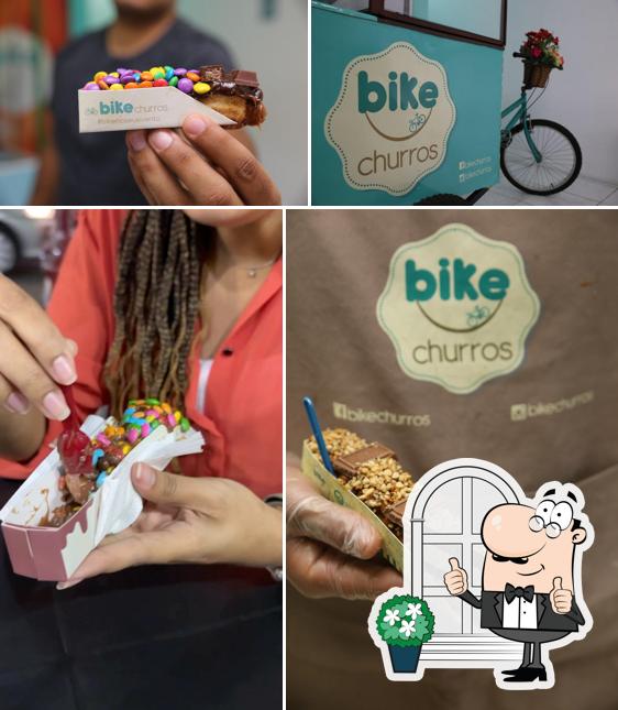 O exterior do Bike Churros