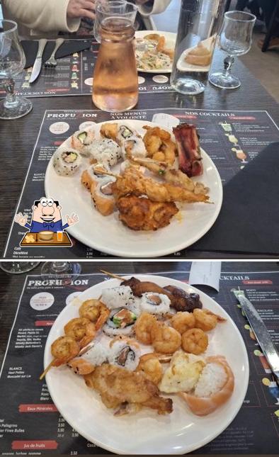 Nourriture à Restaurant Buffet A Volonte Pro Fuzion