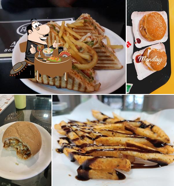 Pulled pork sandwich at The Pizza Place, Jaysingpur