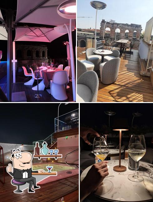 Gli interni di Terrazza Arena Sky Lounge Bar & Restaurant