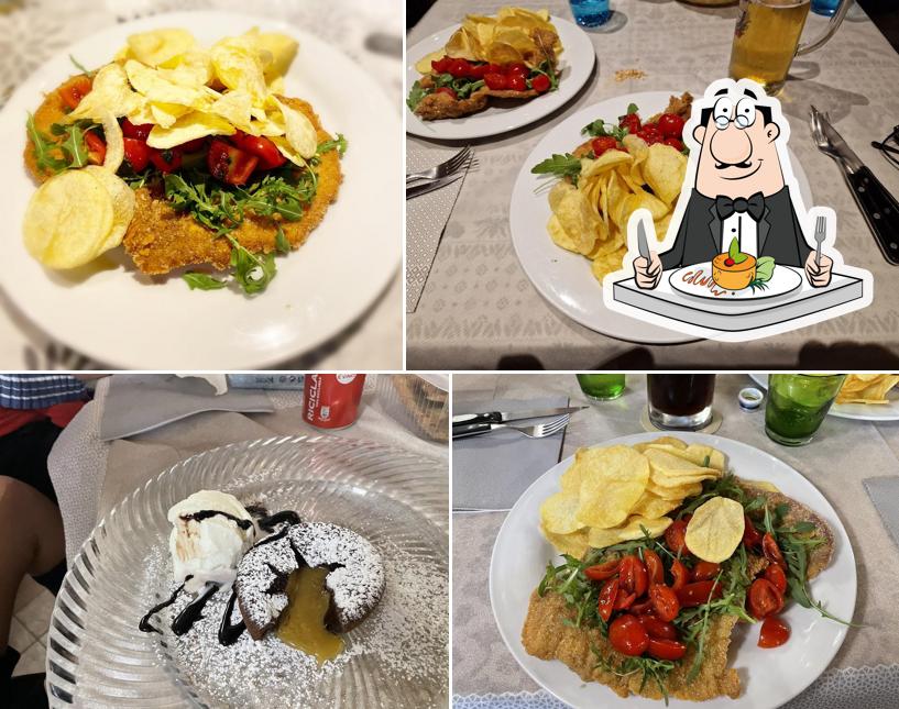 Cibo al Ristorante Le Magnolie Gasthaus