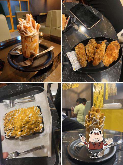 Food at Knight mania