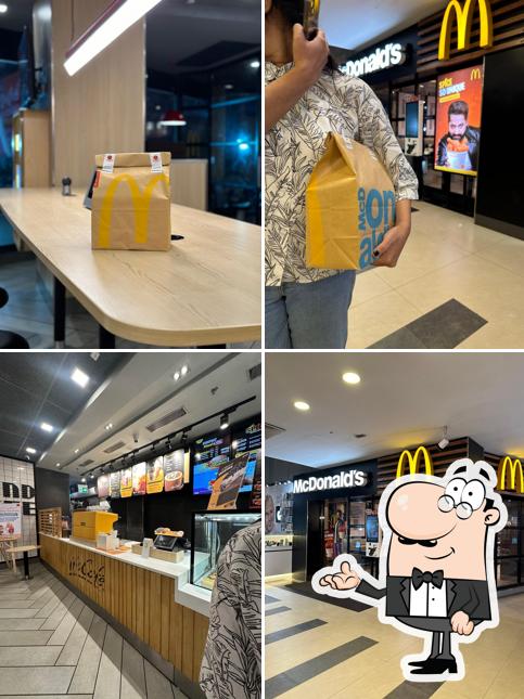 The interior of McDonald's Ice-cream Shop