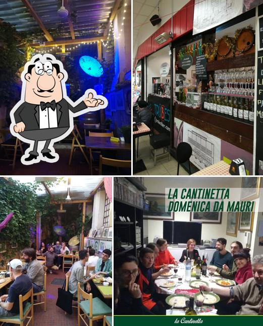 Gli interni di la cantinetta