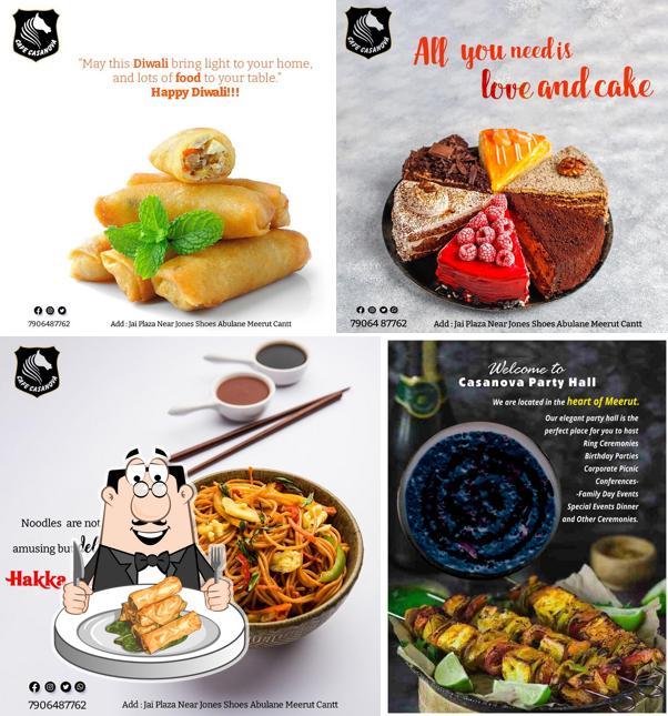 Spring rolls at Cafe Casanovâ Best Cafe in meerut Best restaurants in meerut