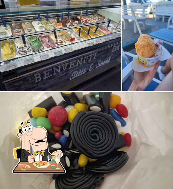 Cibo al Gelateria caramelleria Titti e Sami