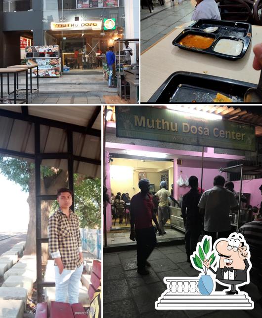 The exterior of Muthu Dosa Center