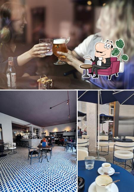 La immagine di interni e bevanda da Viertel Bar