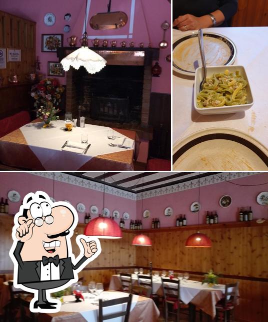 Gli interni di Trattoria Leon D'Oro