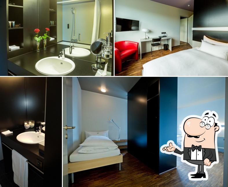 Gli interni di Dasbreitehotel
