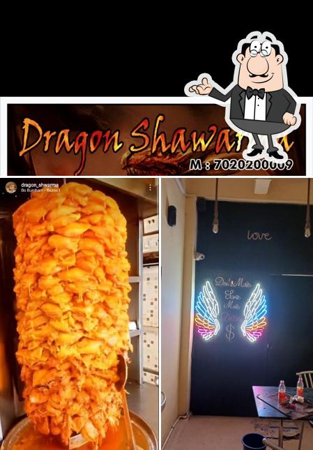 Check out how Dragon shwarma looks inside