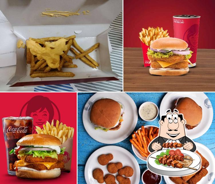 Food at Wendy's Burgers