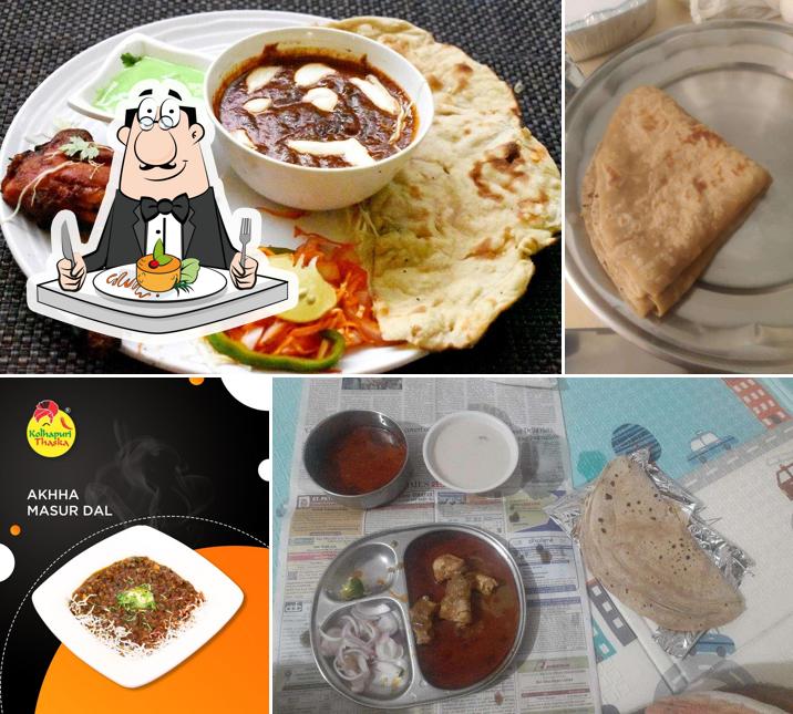 Food at Hotel Kolhapuri Thaska