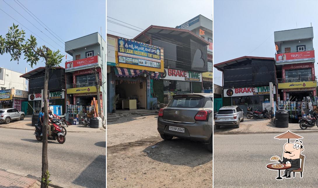 Check out how Brake Time Family Restaurant looks outside