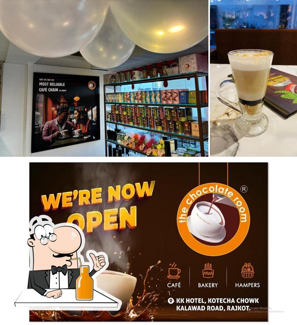 Enjoy a drink at The chocolate room