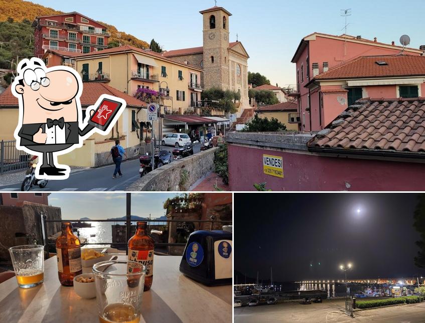 Tra le diverse cose da Bar La Marina si possono trovare la esterno e cibo