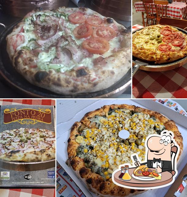 Consiga diferentes variedades de pizza