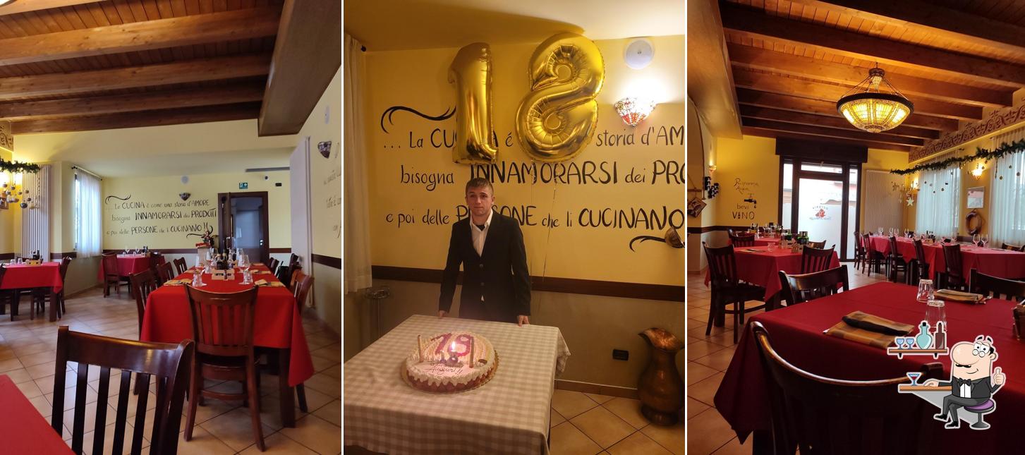 Gli interni di Osteria vento d'abruzzo