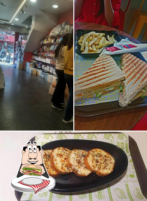 Club sandwich at Rosenberg Cafe