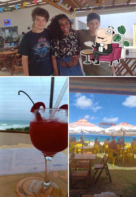 Entre diferentes coisas, interior e bebida podem ser encontrados no Tulum Bar & Restaurante