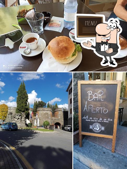 Leggi il menu sulla lavagna