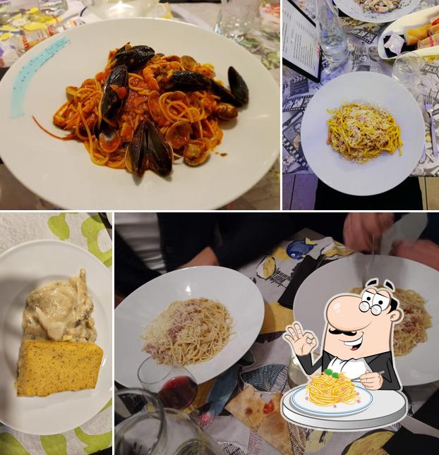 Spaghetti alla carbonara al Al Cappello