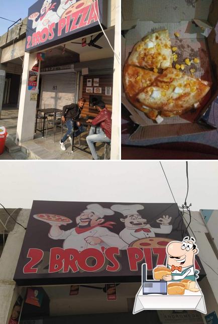 Garlic bread at 2 Bro's Pizza