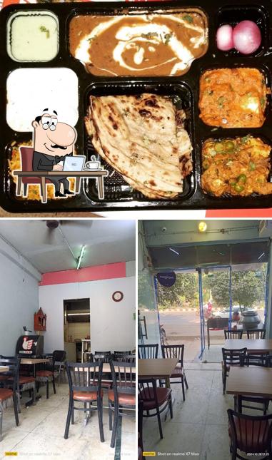 The photo of The Hot Chick's’s interior and food