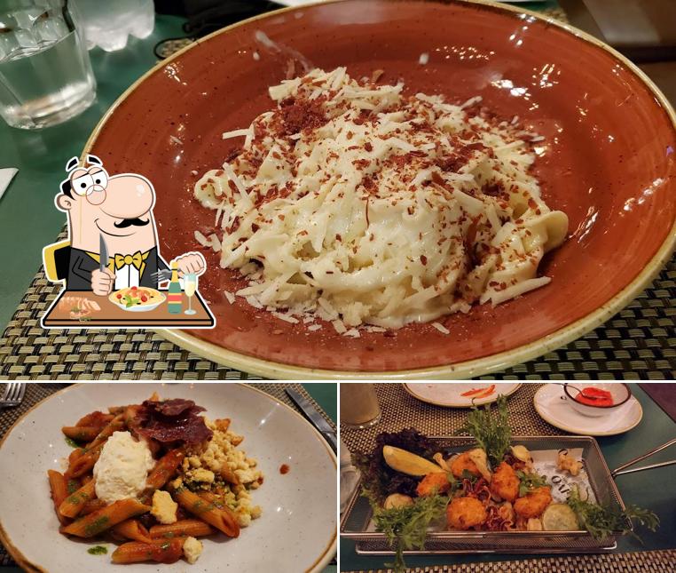 Platos en Olivo Cucina e Pizzeria: Massas, Pizzas, Restaurante Italiano em Rio de Janeiro