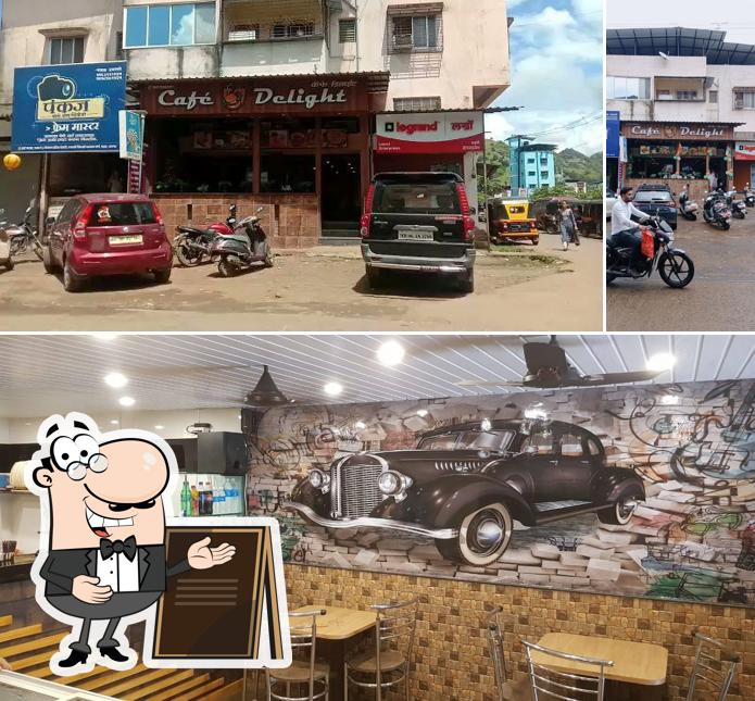 The exterior of Cafe Delight