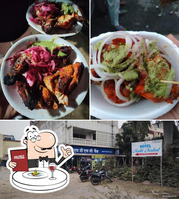 The restaurant's food and exterior
