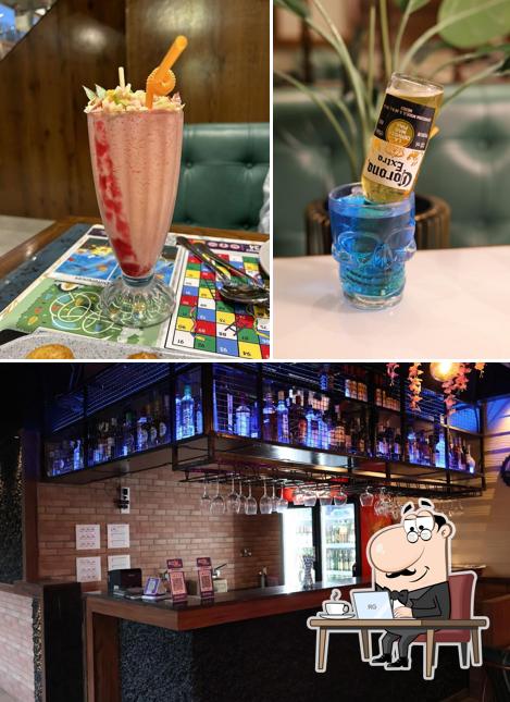 The interior of Mallow Garden Resto Bar