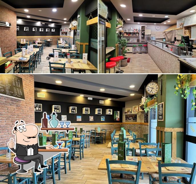 Gli interni di PIZZAMANIA