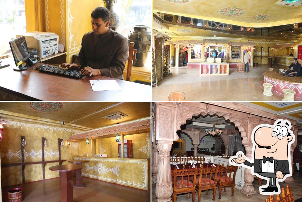 The interior of Chokhi Dhani Royal
