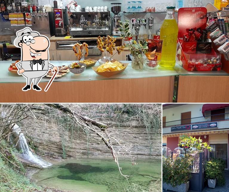 La foto di esterno e cibo da San Martino Caffè