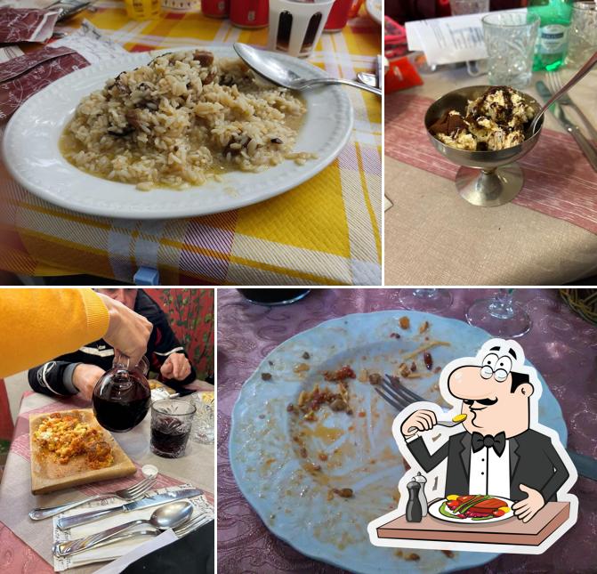 Cibo al Trattoria Taverna Del Lago