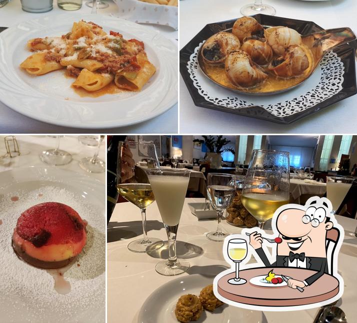 Cibo al Ristorante Aubergine