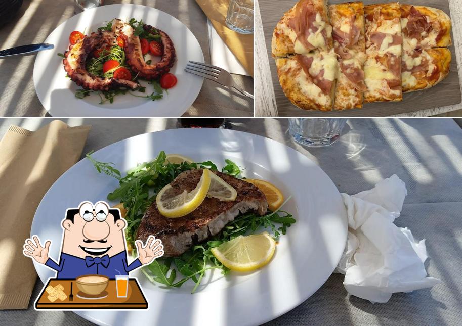 Platti al La terrazza sfizi e tramonti