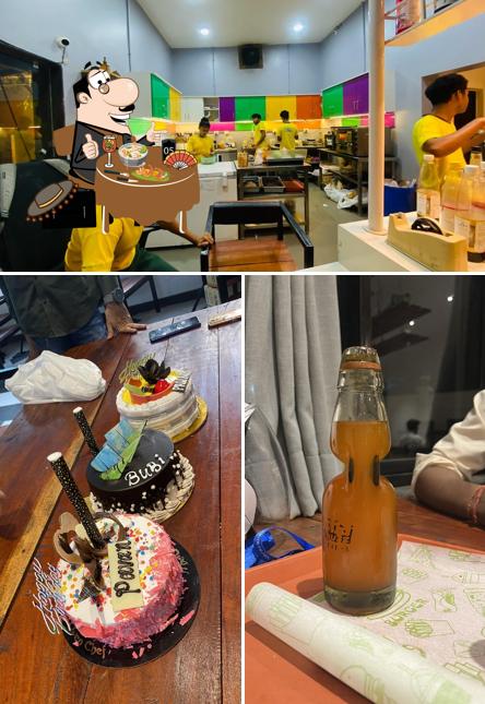 Check out the image showing food and interior at Rasna Buzz Raipur