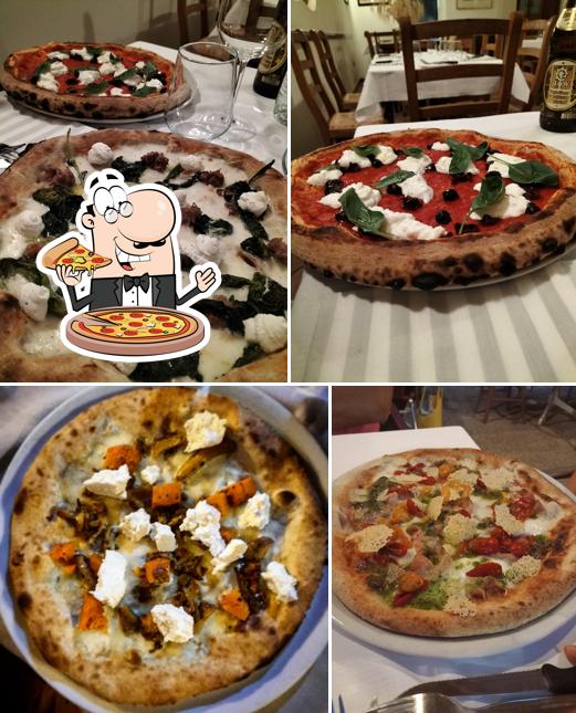 Scegli tra le molte varianti di pizza