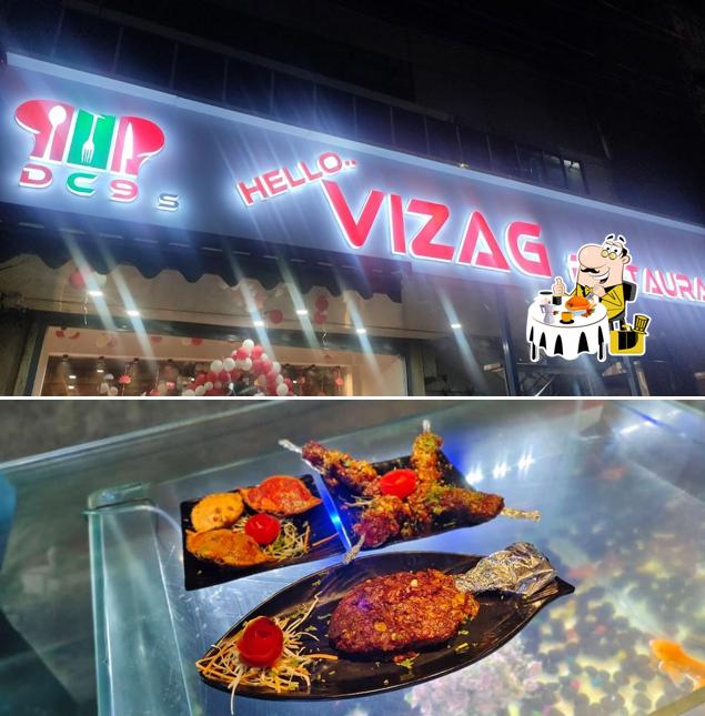 Food at Surya's Hello Vizag Restaurant