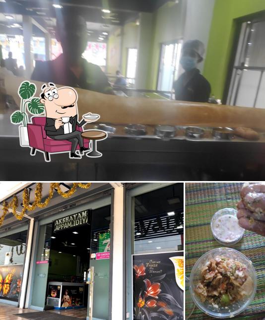 The interior of Shree Akshayam Veg Kitchen