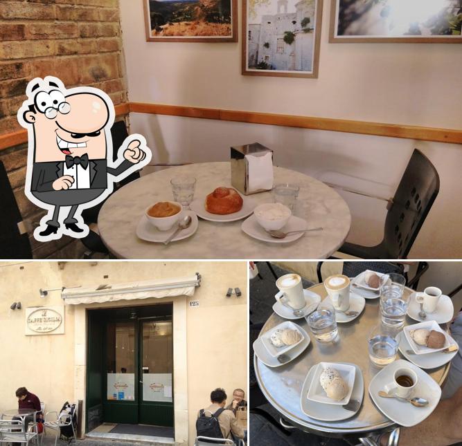 Dai un'occhiata agli interni di Caffé Sicilia