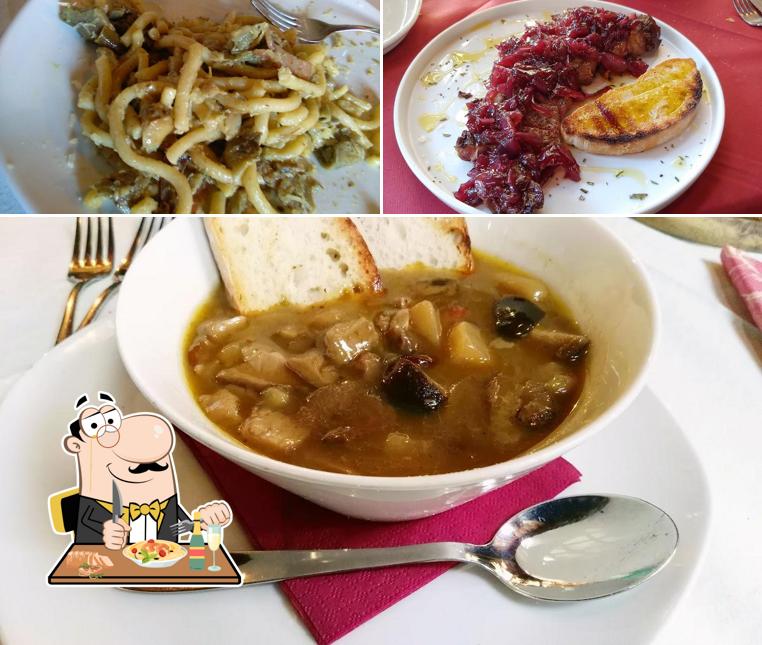 Platti al Ristorante "La Pergoletta"