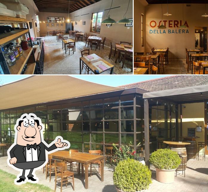 Dai un'occhiata agli interni di Osteria della Balera