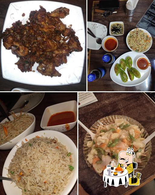 Food at D Cafe' & Momos restaurant