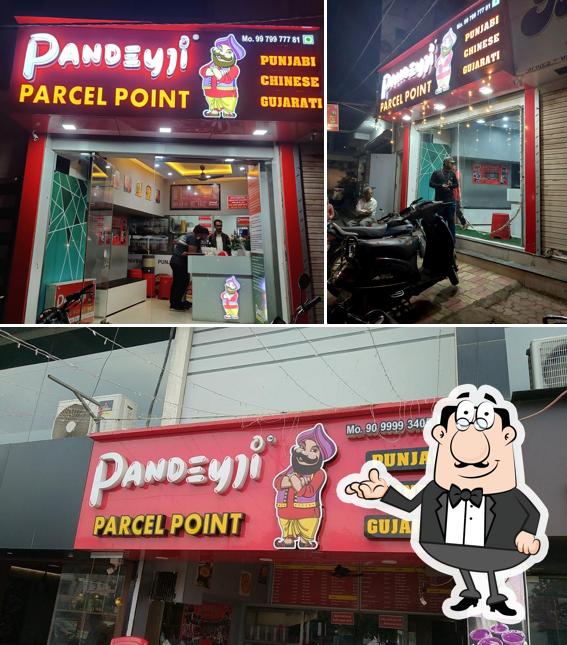 The interior of Pandeyji Restaurant & Parcel Point