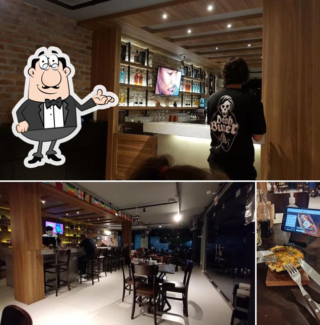 Entre diferentes coisas, interior e comida podem ser encontrados no Death Burger