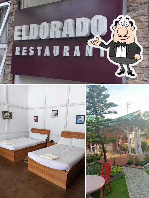 Take a seat at one of the tables at Eldorado Restaurant