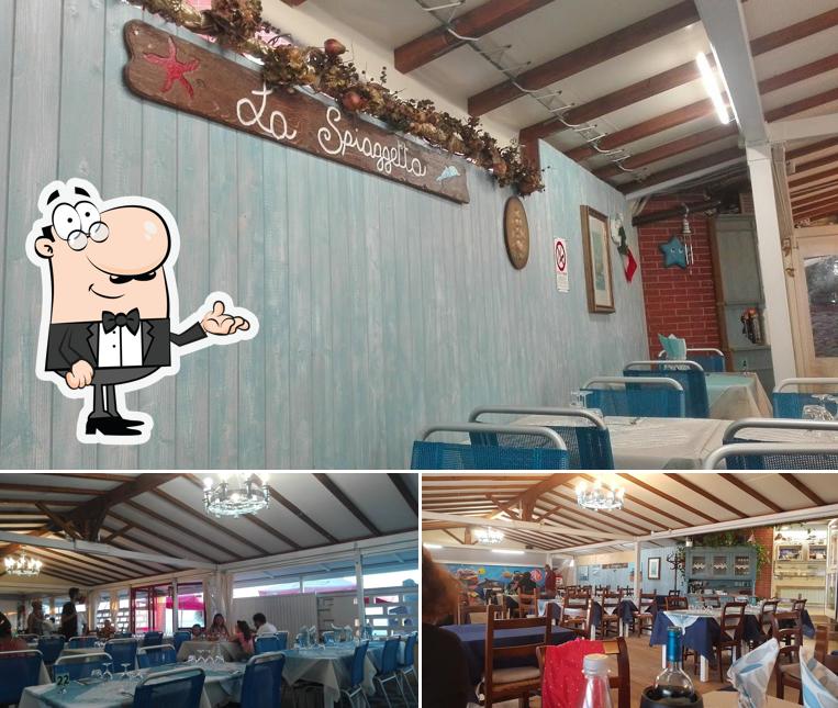 Gli interni di La Spiaggetta Da Mario
